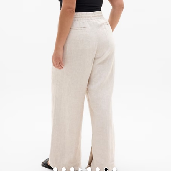 Athleta Retreat Linen High Rise Wide Leg Pants - Picture 5 of 13